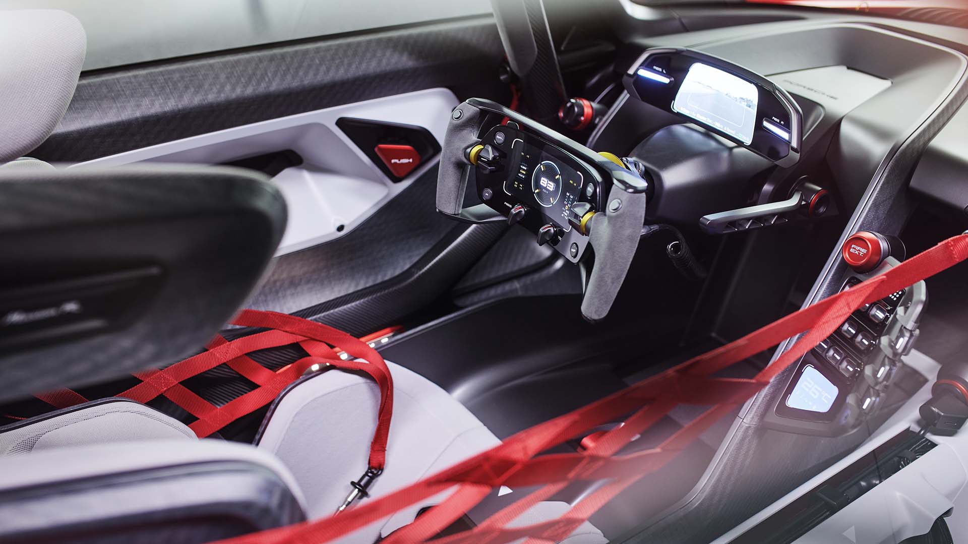 馬力「破千匹」的過激賽車！Porsche Mission R 概念發表！