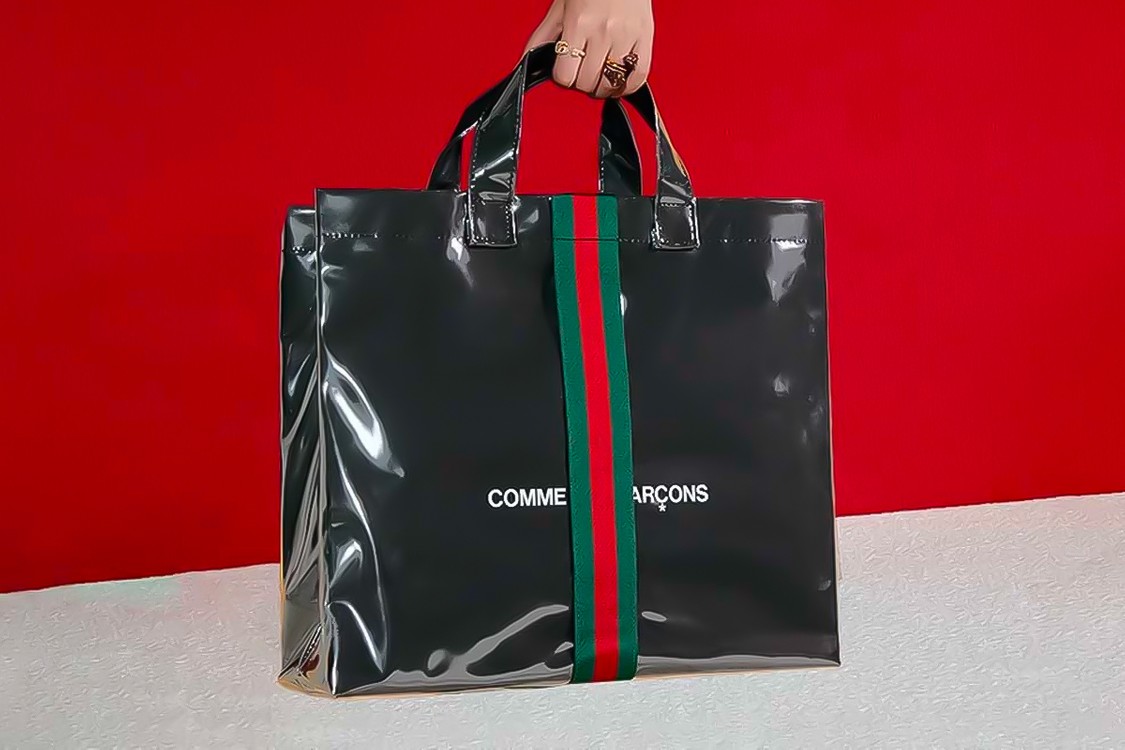 注目度 100 % 的重磅合作！ Gucci x COMME des GARÇONS 全新聯乘托特包正式開賣！