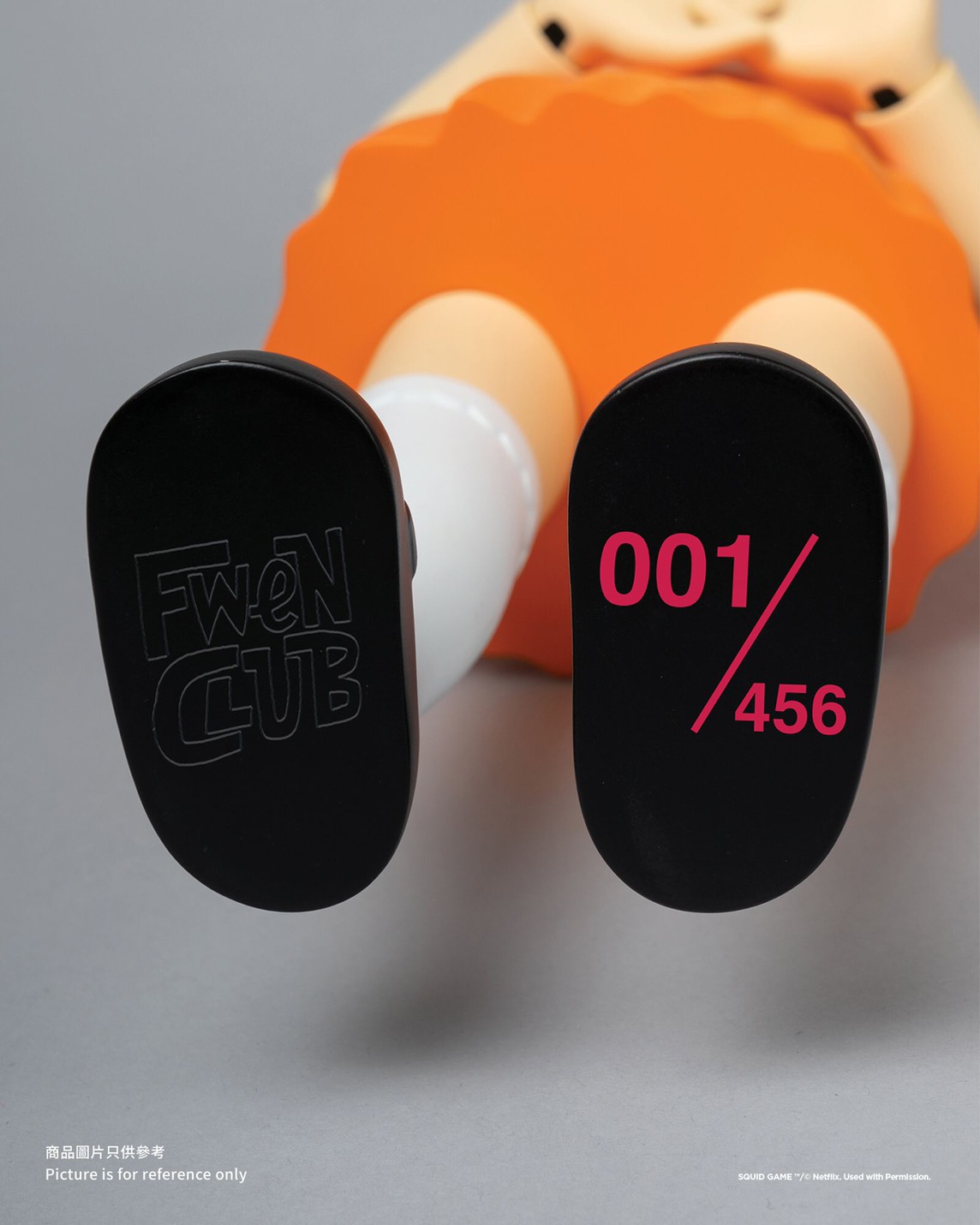 OG 版本秒殺再加碼！ FWENCLUB 推出限量 456 只《魷魚遊戲》「染血」木頭人 1/10 可動公仔