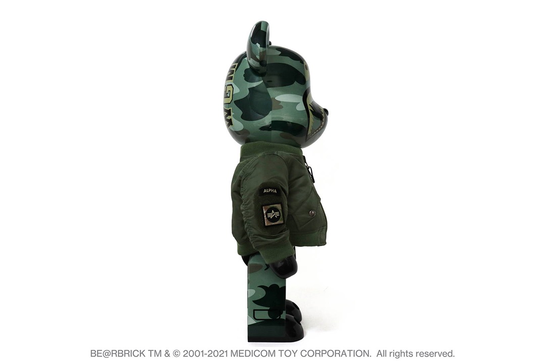 連庫柏力克熊都比你帥！BAPE® x ALPHA INDUSTRIES x BE@RBRICK 聯名