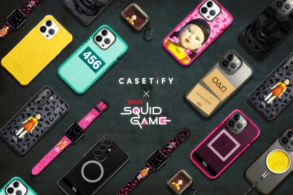 CASETiFY x 《魷魚遊戲》聯名系列手機殼限量登場！這下從 9.8  英呎玻璃橋摔落也不怕