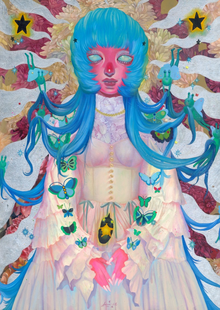 日本新生代超扁平派！人氣藝術家 丸山純奈 個展 Junna Maruyama Solo Exhibition 正式在台開催