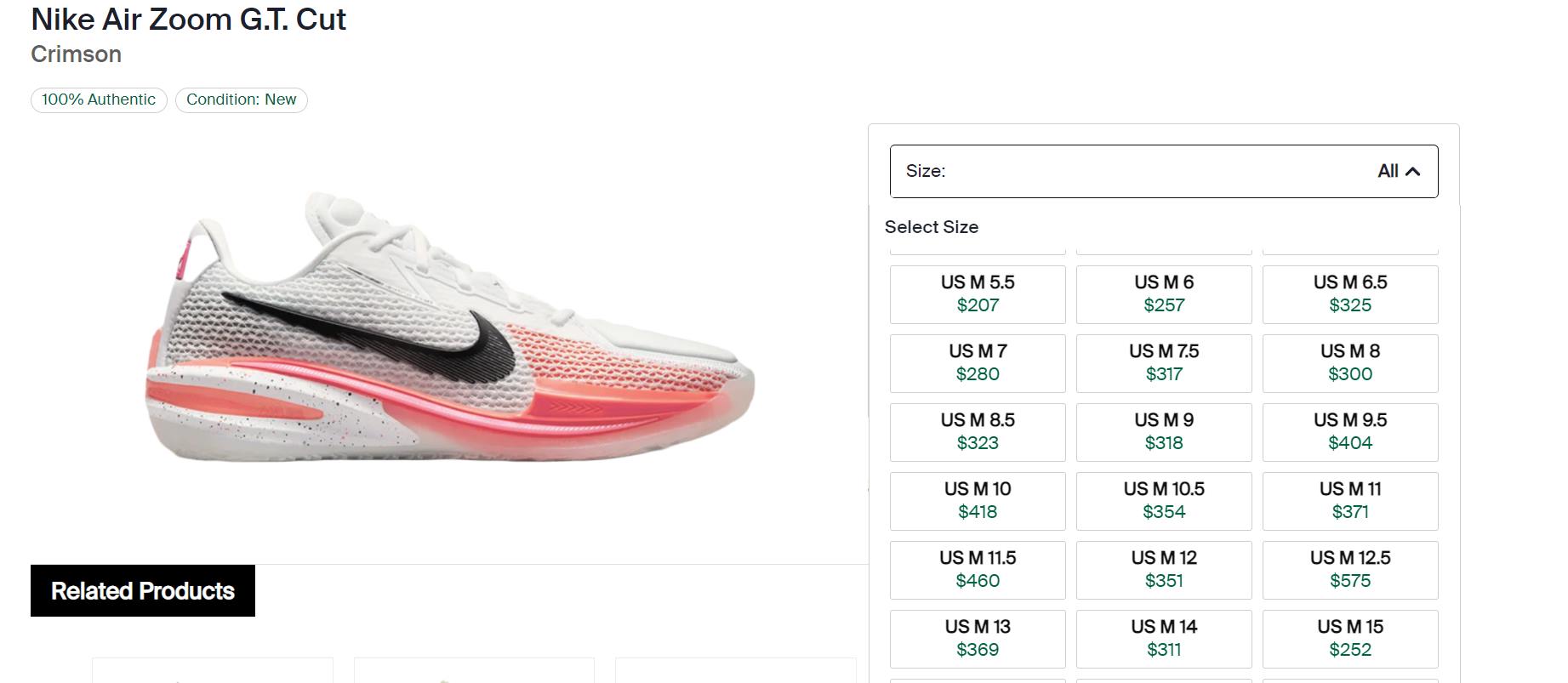 Nike Air Zoom G.T. Cut