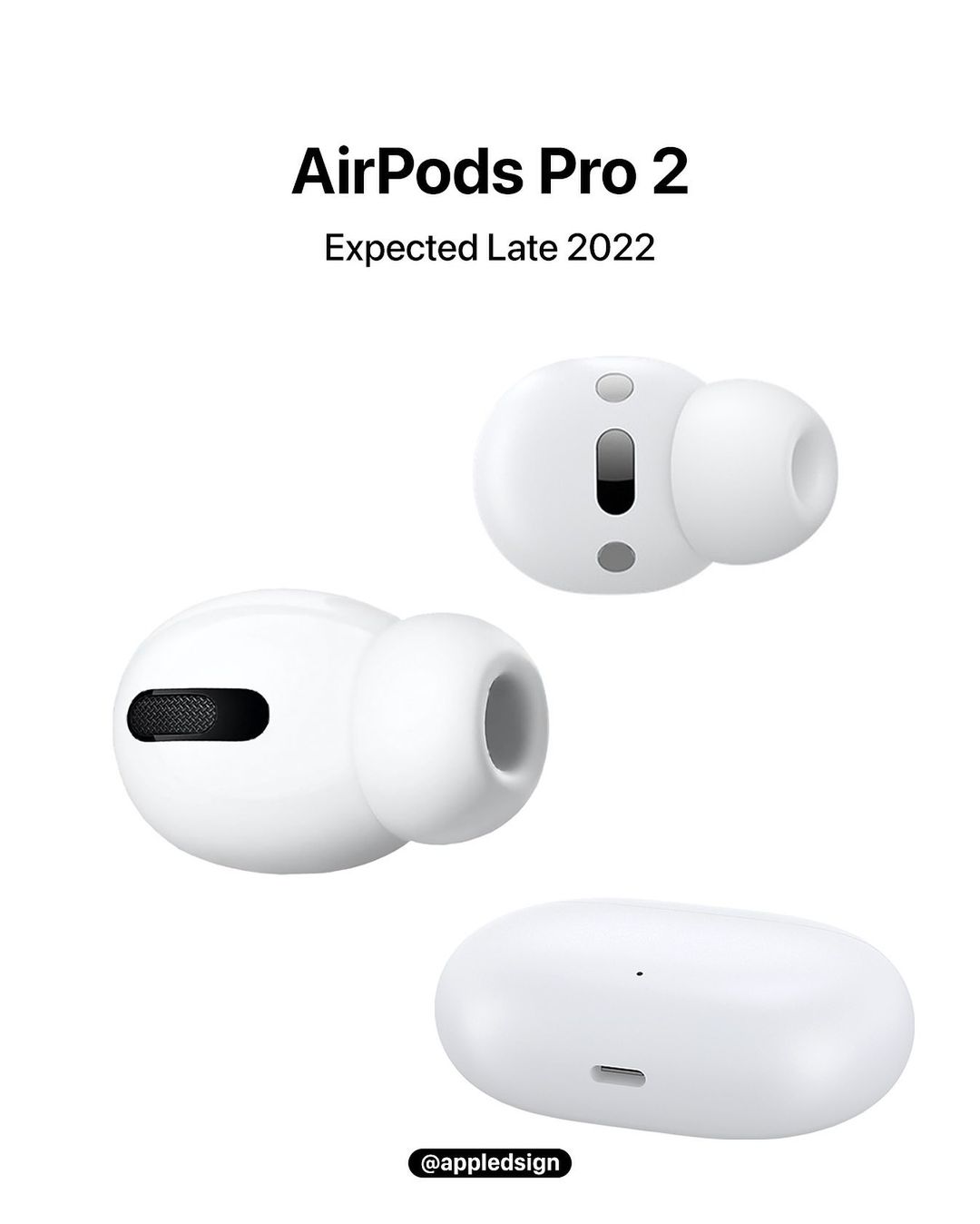 消息稱AirPods Pro 2外型或將取消耳機柄改採更圓潤的設計。