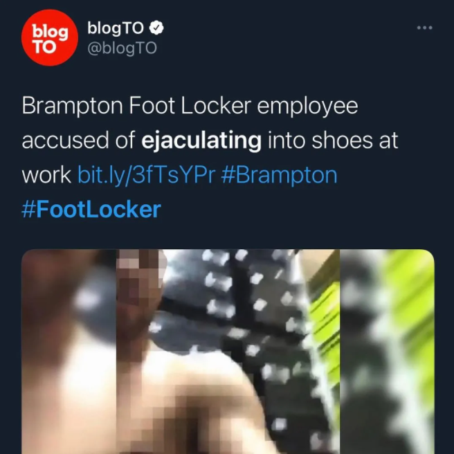 毀三觀！球鞋店鋪直播將「精蟲射進鞋裡」賣給大家：我超性感