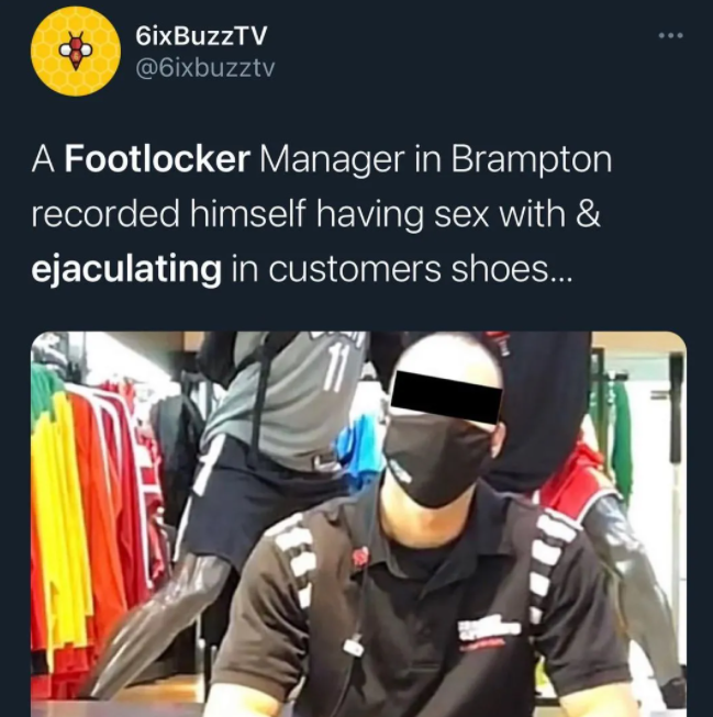 毀三觀！球鞋店鋪直播將「精蟲射進鞋裡」賣給大家：我超性感