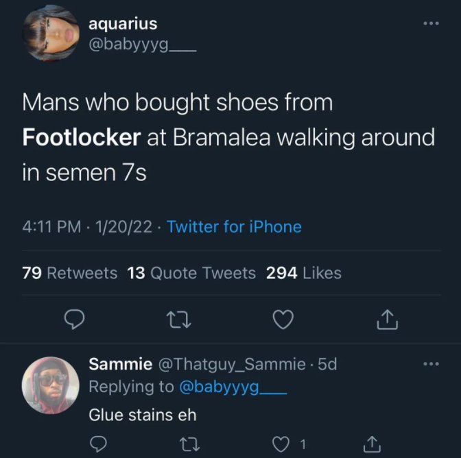 毀三觀！球鞋店鋪直播將「精蟲射進鞋裡」賣給大家：我超性感