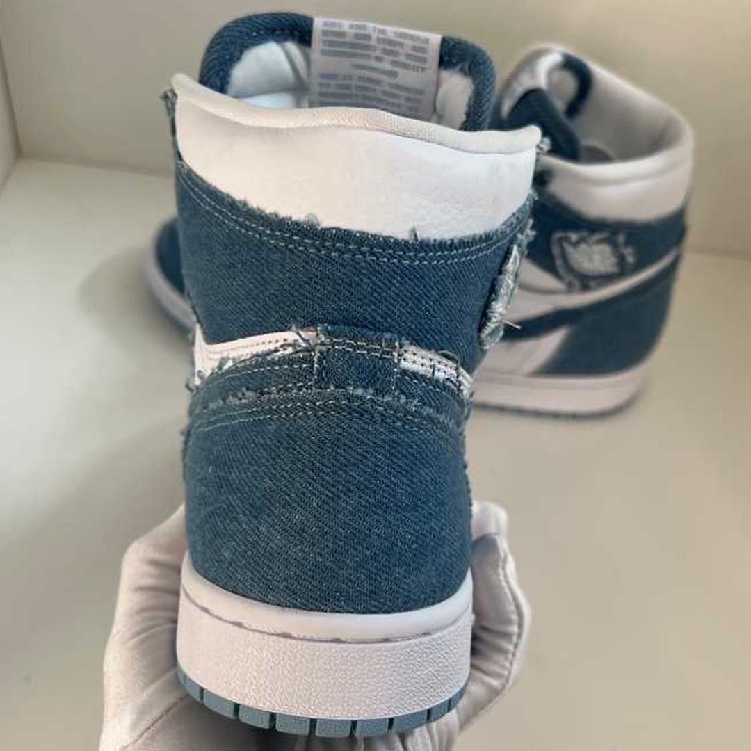 丹寧注入質感滿分！Air Jordan 1 High OG “Denim”實鞋正式曝光，有望成為下一雙平民爆款？