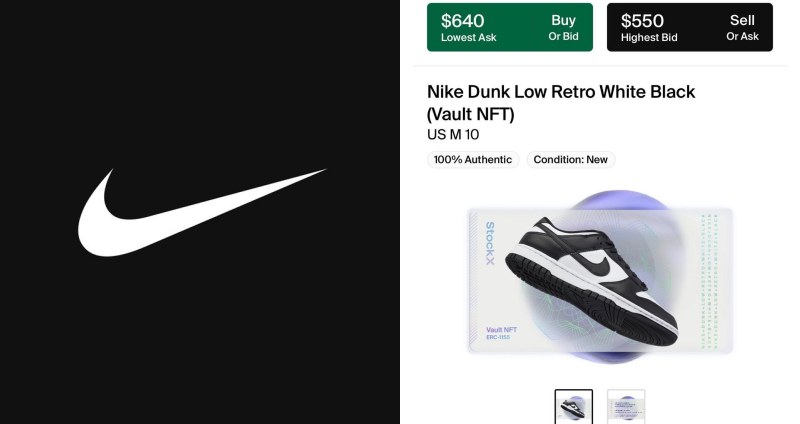 Nike 控告 Stockx 違法運用商標販售 NFT