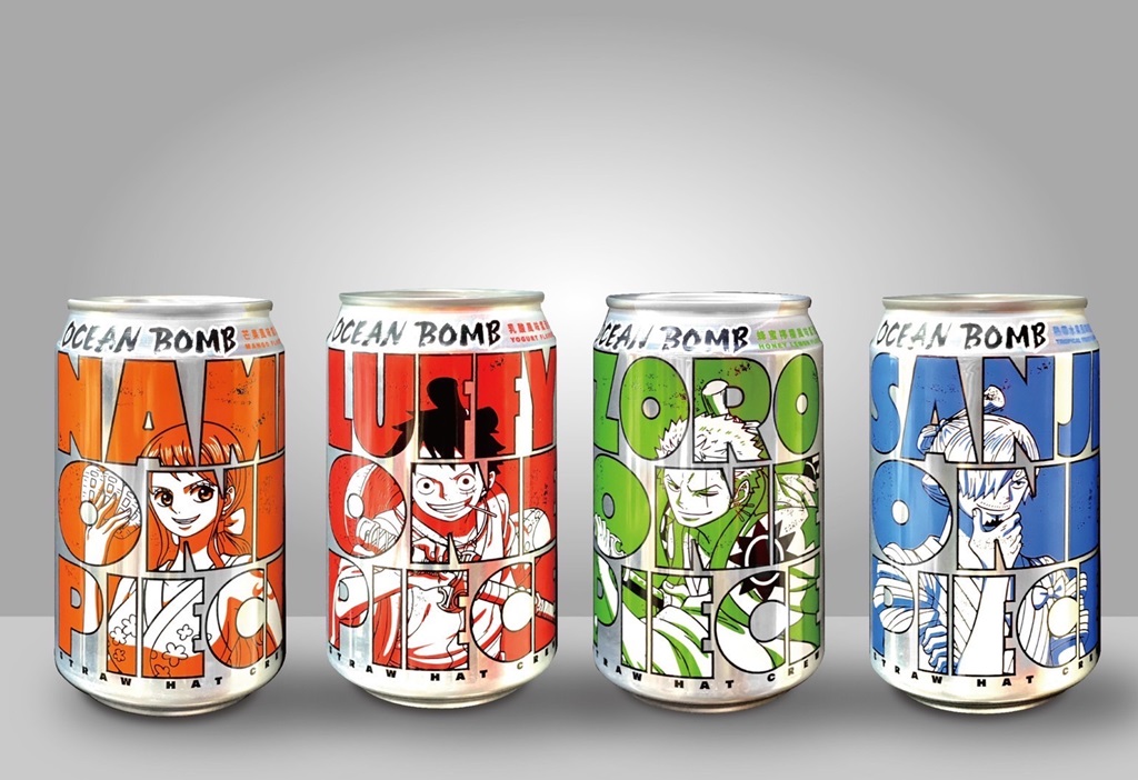 這就是「娜美」的味道！Ocean Bomb x 《航海王》聯名氣泡水新上架，一開罐感受大海冒險般的沁涼魅力！