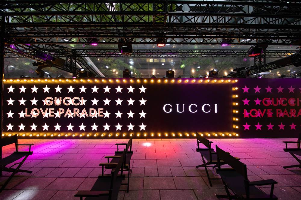 眾星齊聚星光大道！Gucci Love Parade 系列華麗登場，體現奢華極緻的時尚大秀！