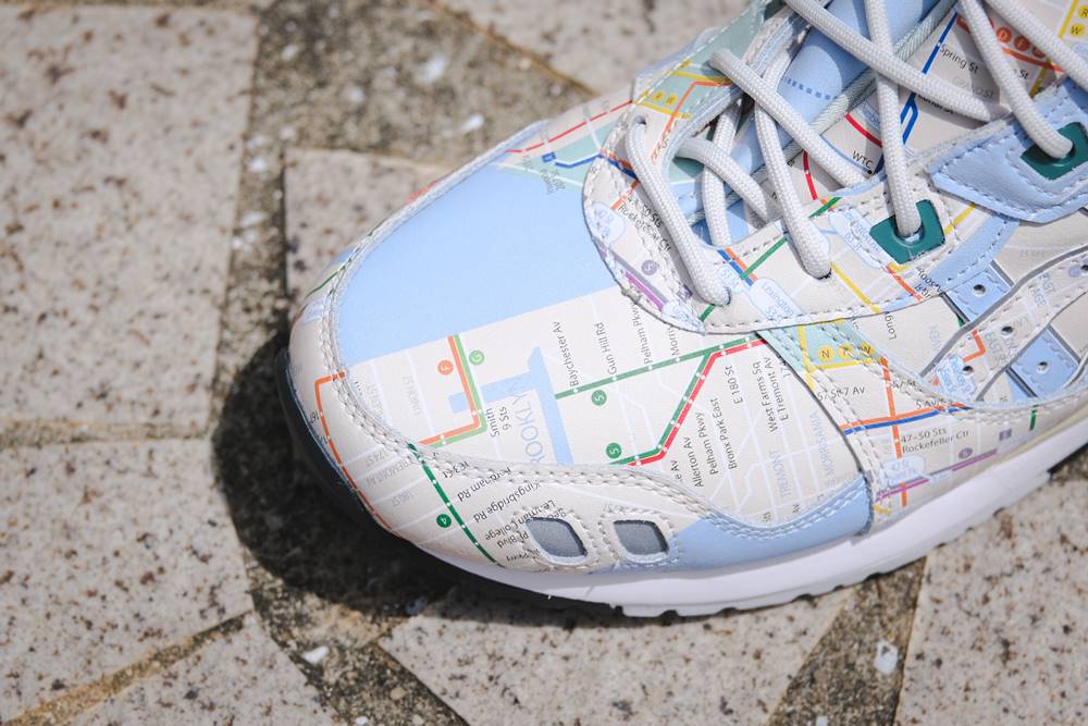 COOL 開箱｜去東京、紐約再也不用看地圖？atmos x ASICS GEL-LYTE III SUBWAY PACK 實鞋近賞，人氣組合再掀聯名話題！