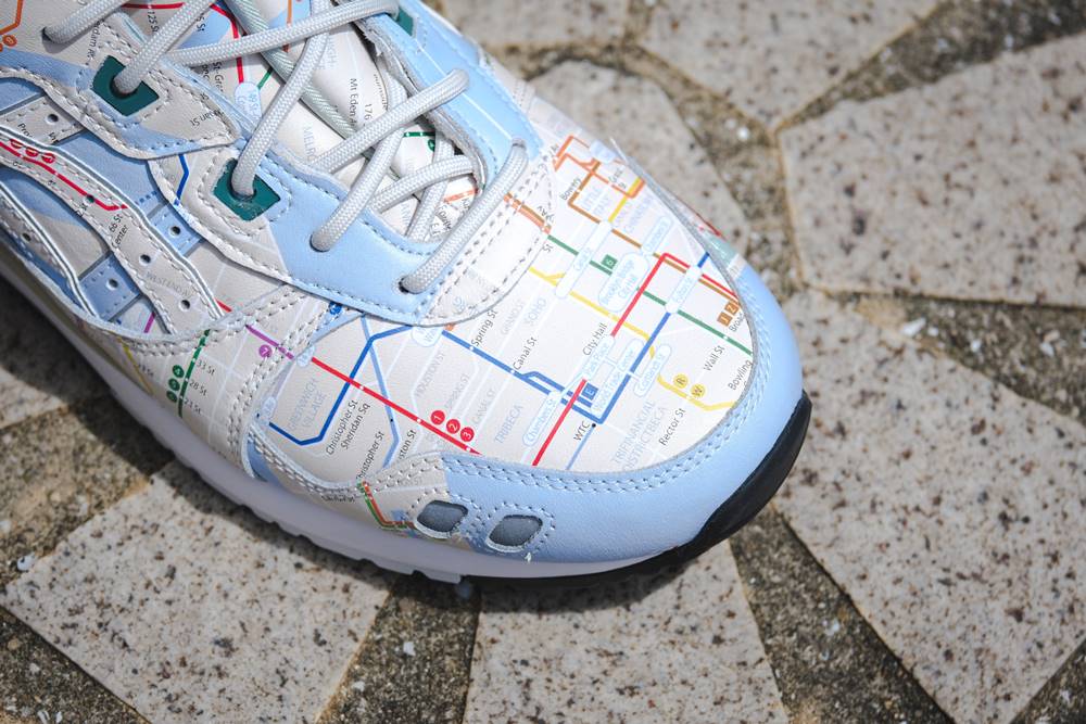 COOL 開箱｜去東京、紐約再也不用看地圖？atmos x ASICS GEL-LYTE III SUBWAY PACK 實鞋近賞，人氣組合再掀聯名話題！