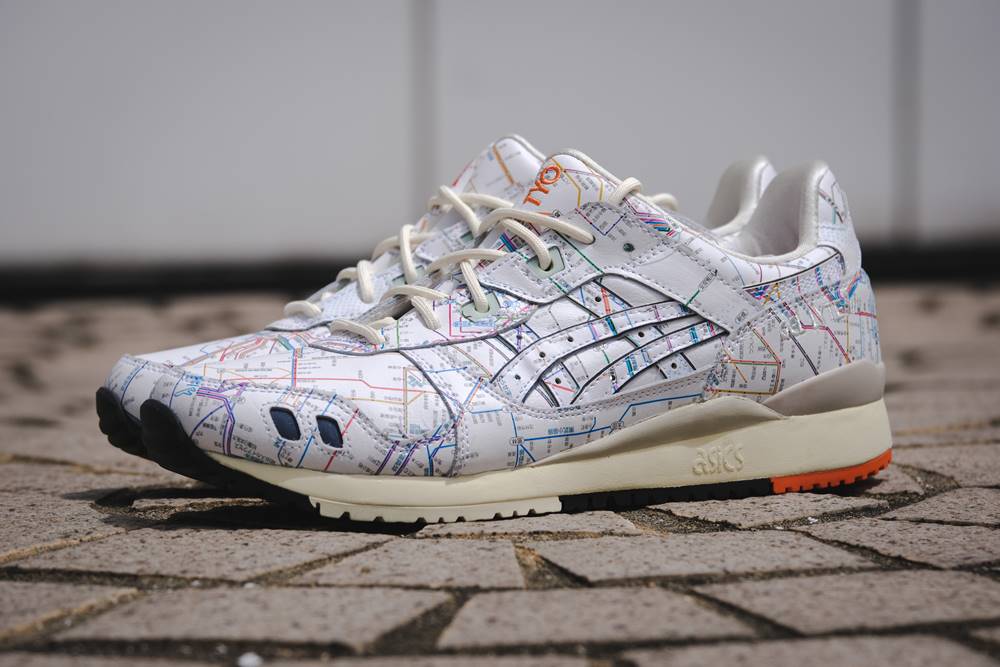 COOL 開箱｜去東京、紐約再也不用看地圖？atmos x ASICS GEL-LYTE III SUBWAY PACK 實鞋近賞，人氣組合再掀聯名話題！