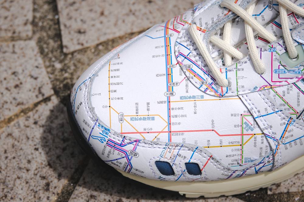 COOL 開箱｜去東京、紐約再也不用看地圖？atmos x ASICS GEL-LYTE III SUBWAY PACK 實鞋近賞，人氣組合再掀聯名話題！