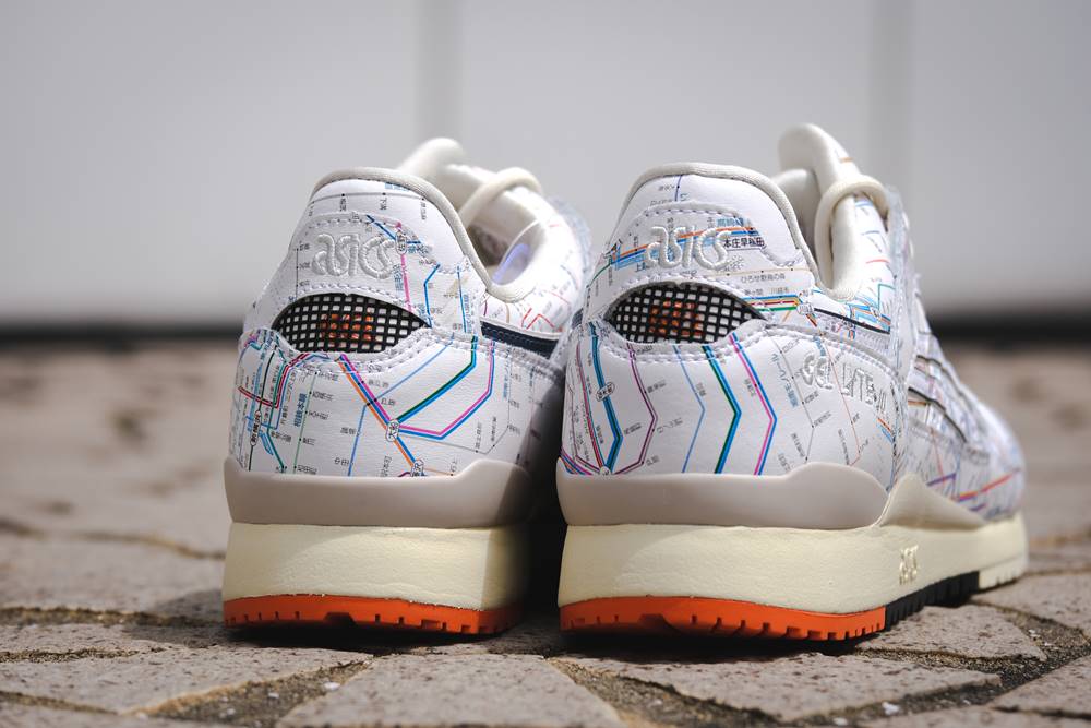COOL 開箱｜去東京、紐約再也不用看地圖？atmos x ASICS GEL-LYTE III SUBWAY PACK 實鞋近賞，人氣組合再掀聯名話題！