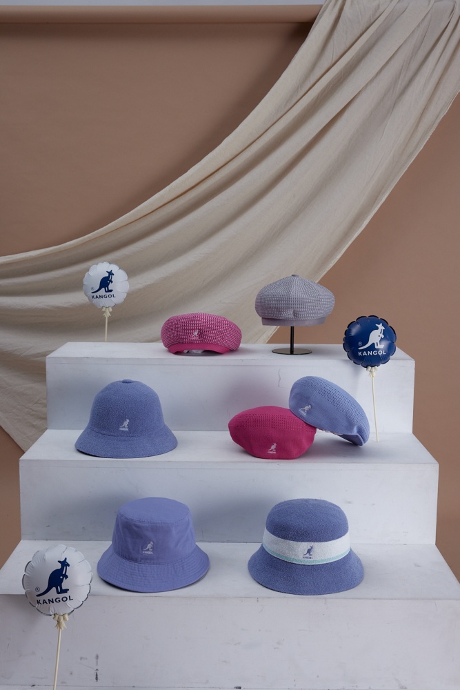 KANGOL帽必備色系二：甜蜜糖果繽紛色，用情侶對帽升級你們的愛情！