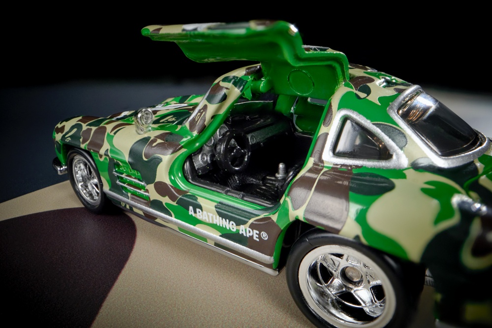 台灣販售預告｜收不起 BENZ 經典鷗翼 300SL ？那 BAPE® x HOT WHEELS 聯乘系列可以讓你圓夢！