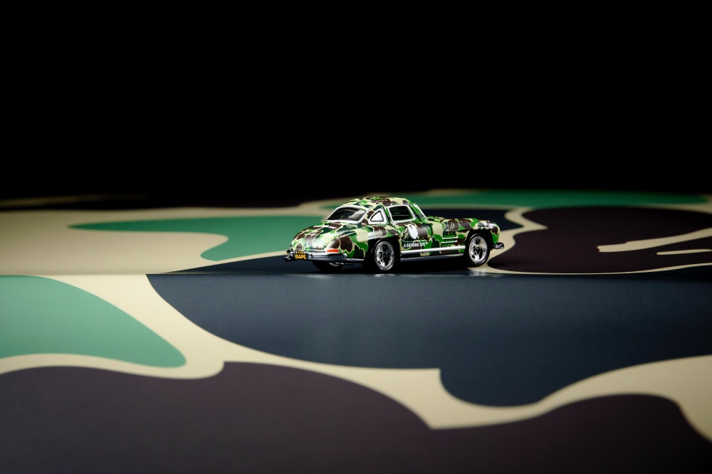 台灣販售預告｜收不起 BENZ 經典鷗翼 300SL ？那 BAPE® x HOT WHEELS 聯乘系列可以讓你圓夢！