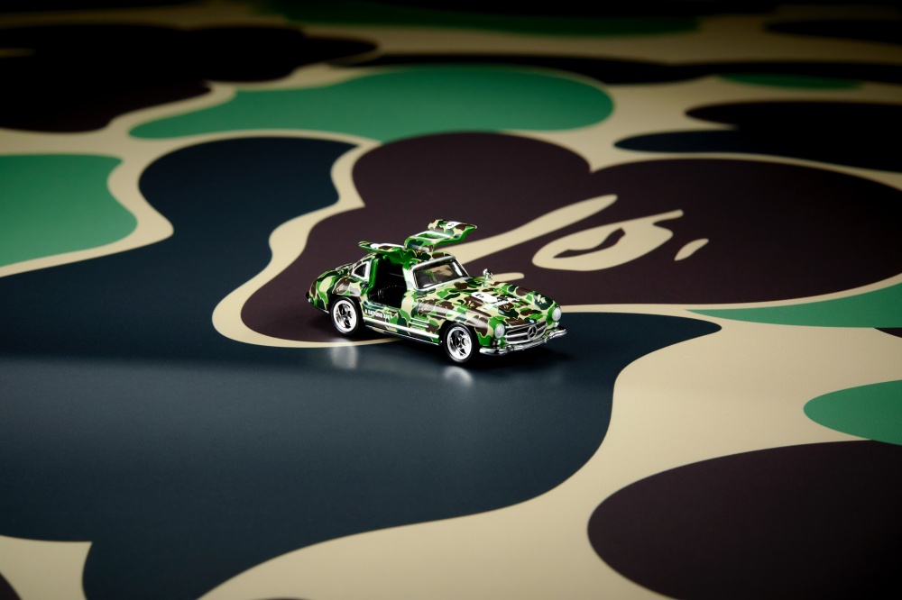 台灣販售預告｜收不起 BENZ 經典鷗翼 300SL ？那 BAPE® x HOT WHEELS 聯乘系列可以讓你圓夢！