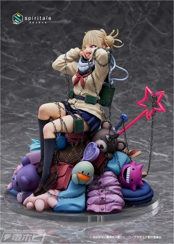 邪魅一笑！《我的英雄學院》渡我被身子 1：7 比例塗裝 兼具色氣與可愛於一身的病嬌 JK