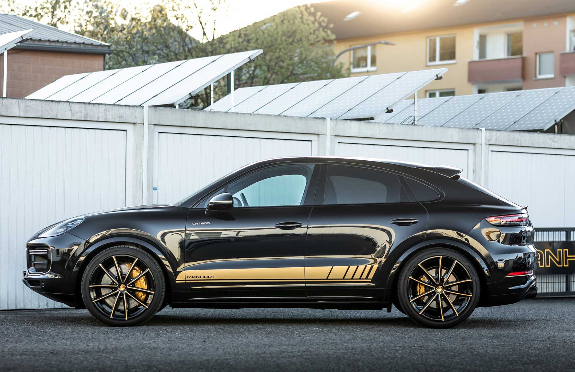 Manhart 推出 Porsche Cayenne Turbo Coupe 改裝範本，CRT 800 德國火箭來著