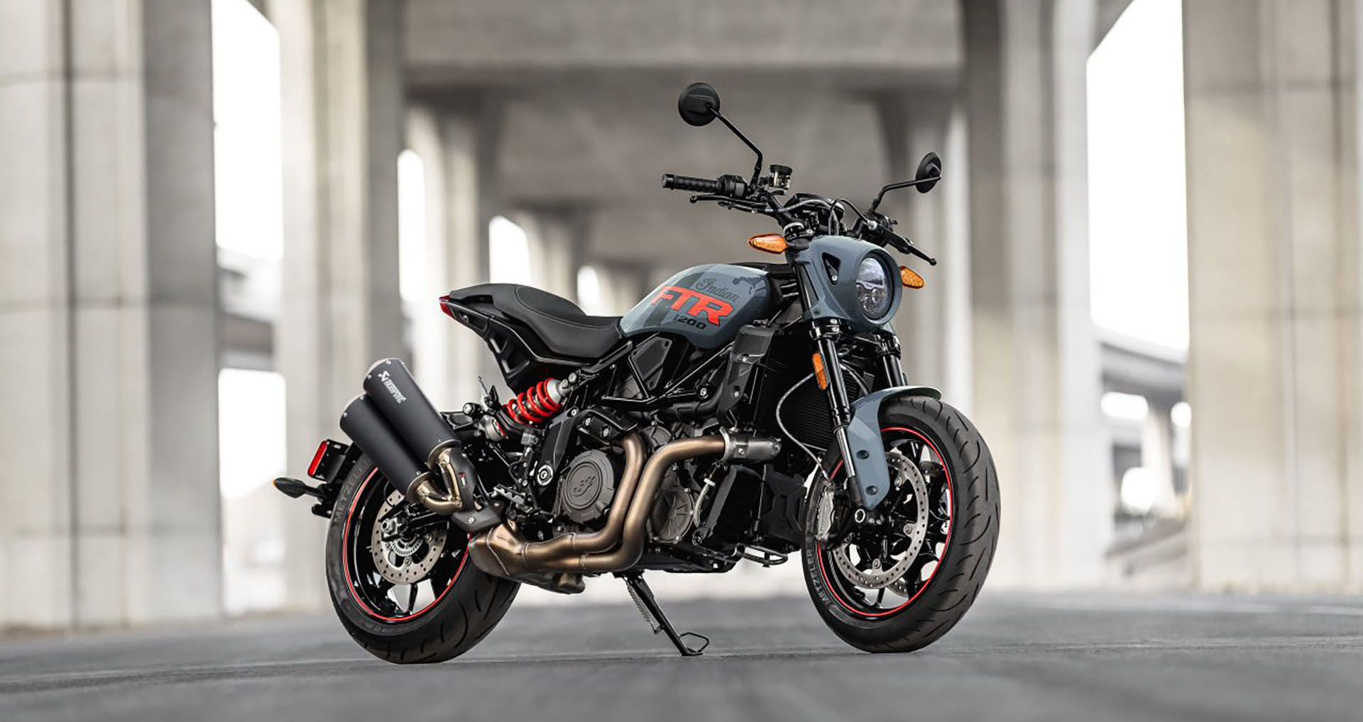 Indian FTR 1200 Stealth Gray