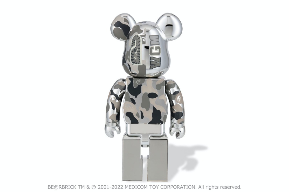 台灣販售預告｜你掉的金鯊熊還是銀鯊熊？ BE@RBRICK x BAPE®︎ CAMO SHARK GOLD & SILVER 即將限量登台！