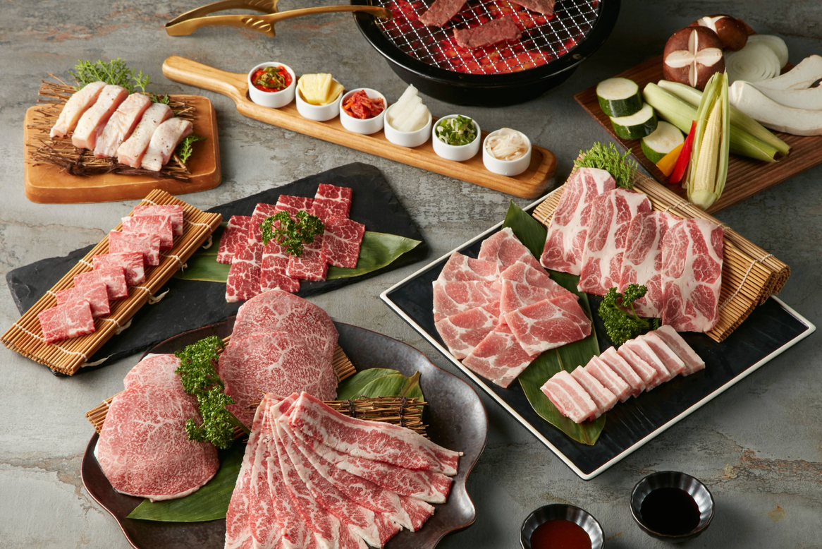 因應端午聚餐需求，「Oh my!原燒」推出包含日本、澳洲和牛的「大豐盛和牛烤肉組」