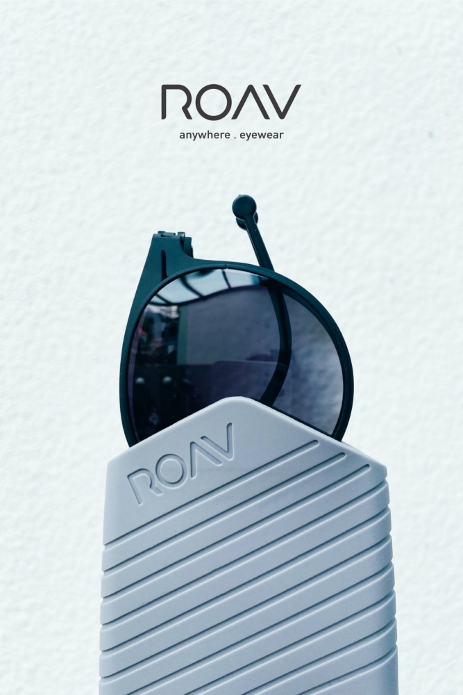 出門不帶包也能收納墨鏡！可折疊超輕薄 ROAV eyewear 攜手 Kiwi 李函打造機能時尚全新語彙