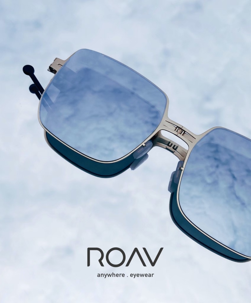出門不帶包也能收納墨鏡！可折疊超輕薄 ROAV eyewear 攜手 Kiwi 李函打造機能時尚全新語彙