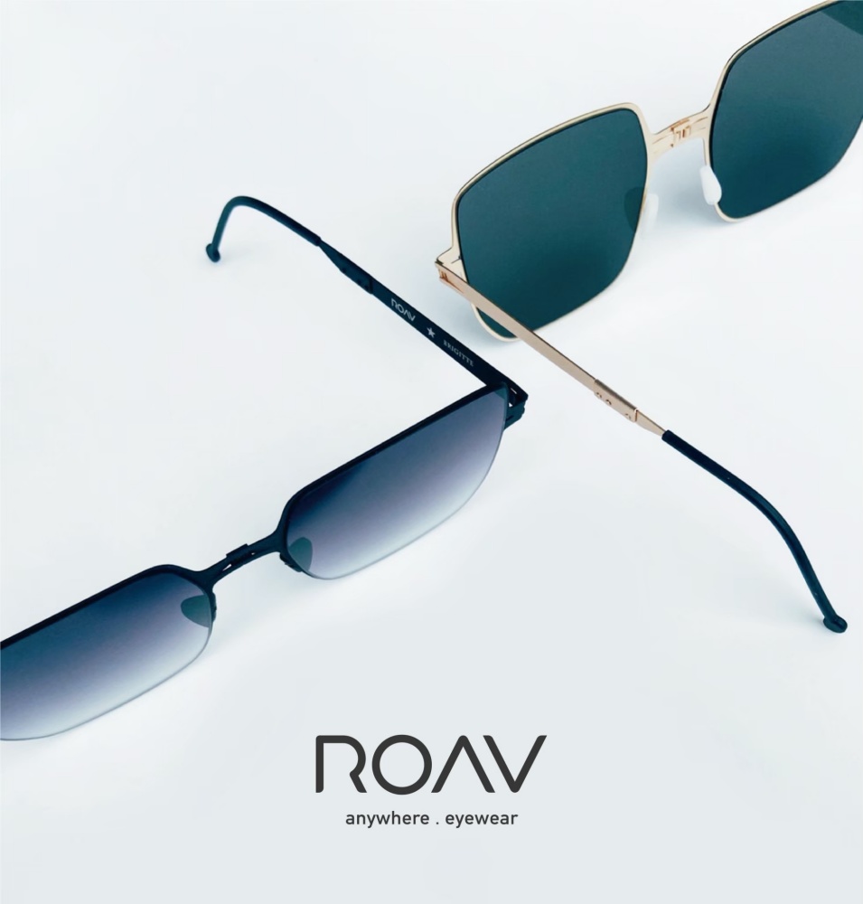出門不帶包也能收納墨鏡！可折疊超輕薄 ROAV eyewear 攜手 Kiwi 李函打造機能時尚全新語彙