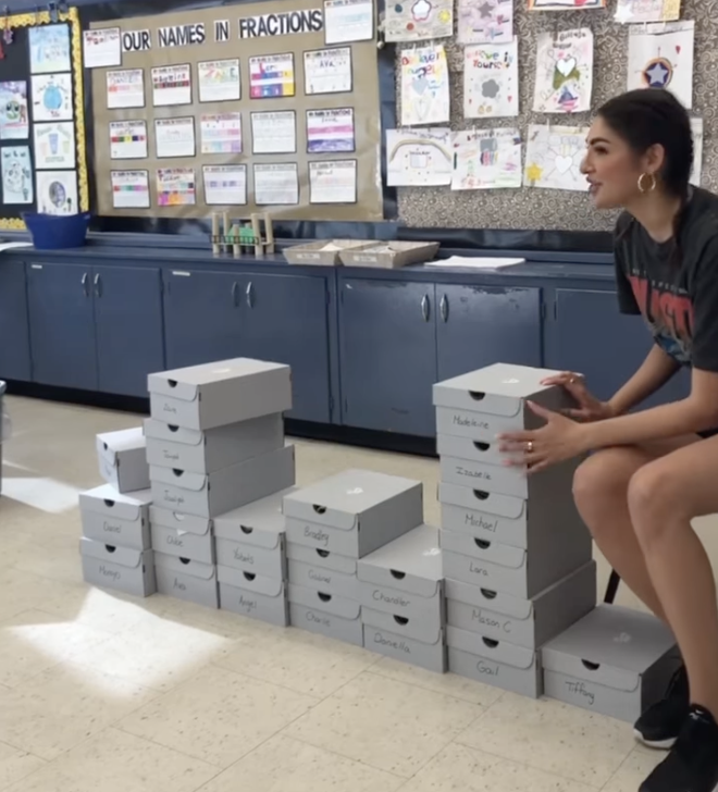 機票買了先轉學！加拿大女教師豪送全班「22 雙」Air Force 1，學生爽翻當場拿筆開畫！