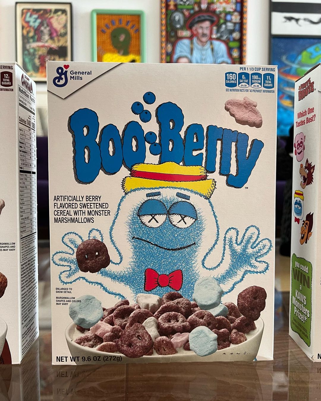XX 加持更美味！KAWS x General Mills 聯名穀物麥片登場，吃了絕對「潮」級有活力！