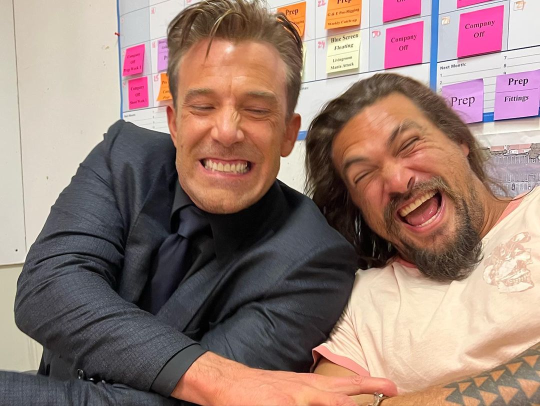 蝙蝠俠歸來！Jason Momoa 貼文自曝 Ben Affleck 助陣出演《水行俠之失落王國》