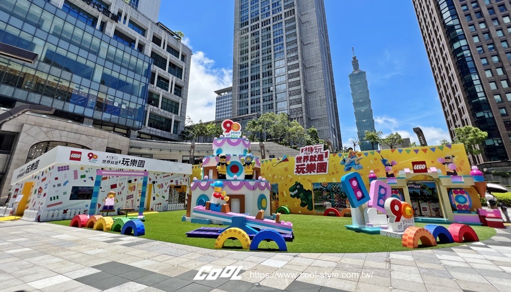 樂高遊樂園快閃台北 17 天！巨型樂高生日蛋糕、溜滑梯超好拍，復刻經典盒組免費帶回家