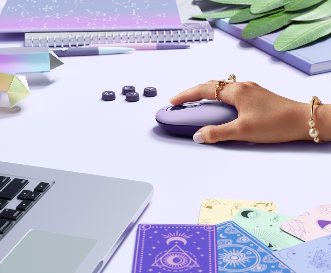 復古打字機造型 Logitech POP 潮玩無線鍵鼠推新色！紫的夢幻、灰的質感必須換一波