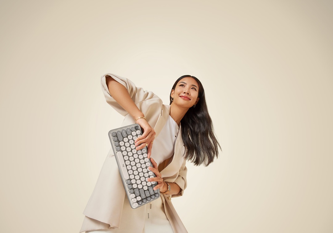 復古打字機造型 Logitech POP 潮玩無線鍵鼠推新色！紫的夢幻、灰的質感必須換一波