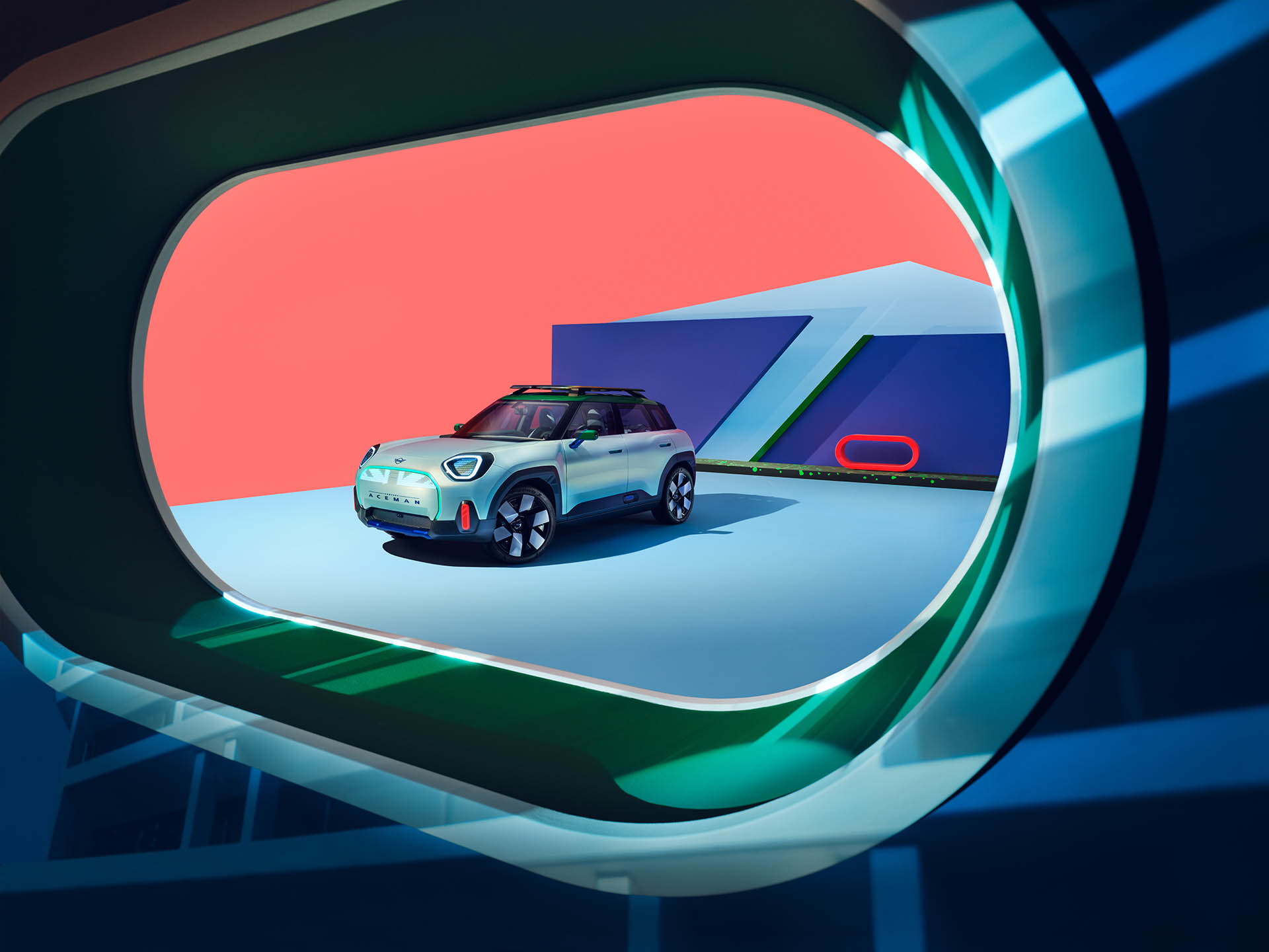 挑高的小可愛，MINI 發表 Concept Aceman 純電休旅概念車