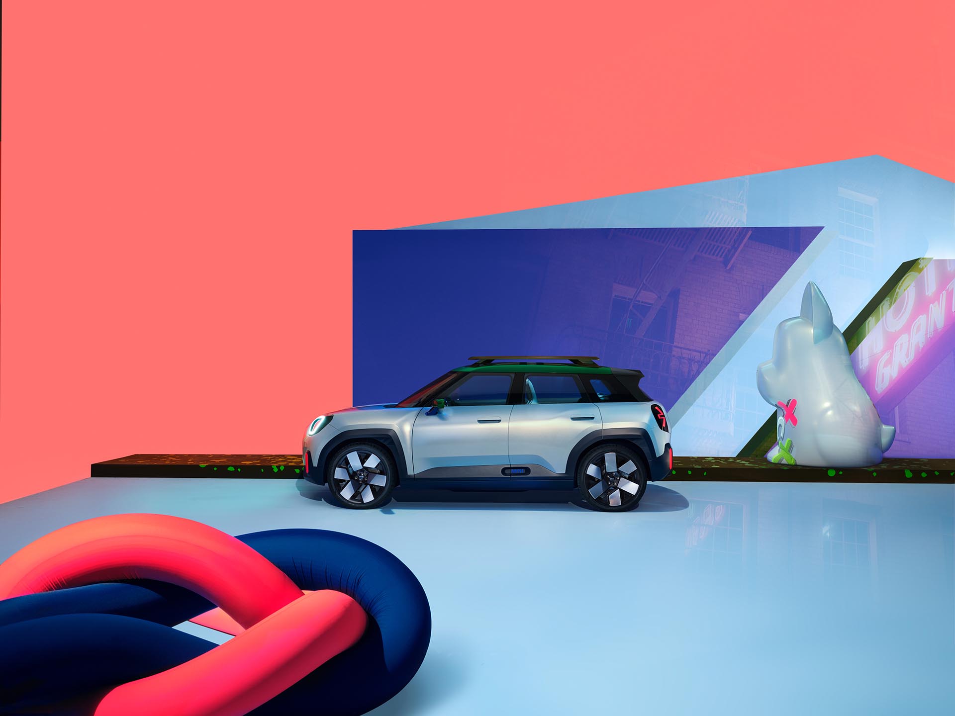挑高的小可愛，MINI 發表 Concept Aceman 純電休旅概念車