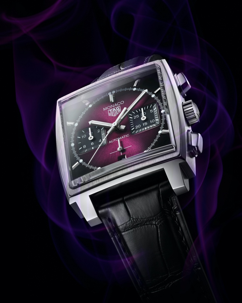 TAG Heuer 泰格豪雅限量「紫面」登台！姚元浩完美詮釋 Monaco 百搭風格！