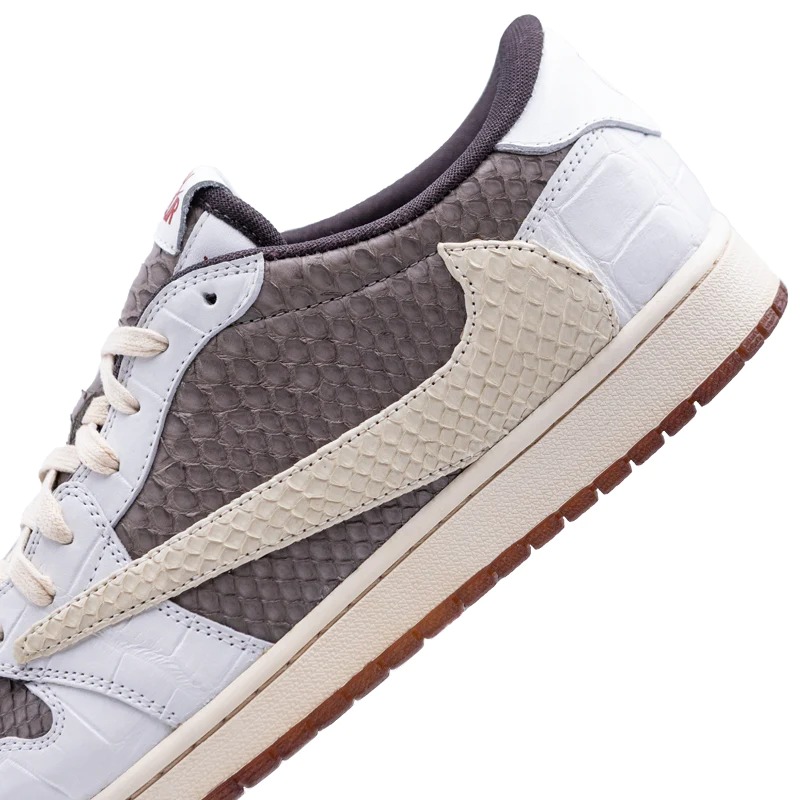 鱷魚、蟒蛇皮超頂！Travis Scott x Air Jordan 1「精品級」版本正式發售