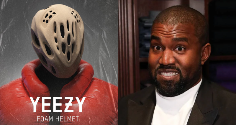 Yeezy foam helmet