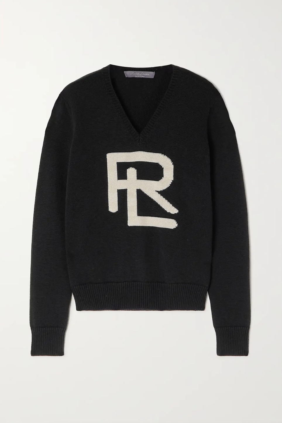 Ralph Lauren Intarsia Wool and Silk Sweater