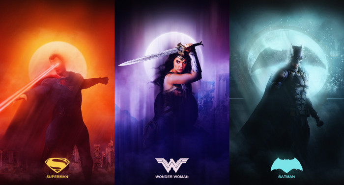 DC 電影宇宙三巨頭：超人、神力女超人及蝙蝠俠