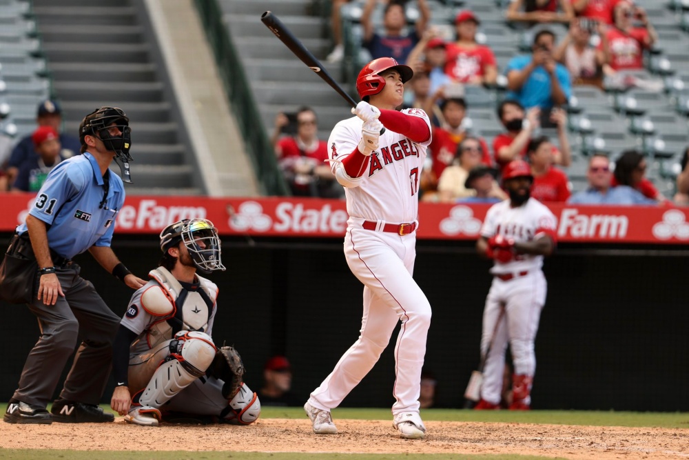 一人扛全隊？大谷翔平本季多項投打數據皆為天使隊冠軍，官網全被他佔據！