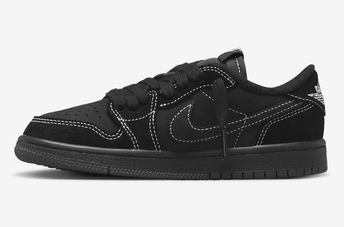 Travis Scott x Air Jordan 1 Low OG “Black Phantom” 販售日期正式曝光 - COOL