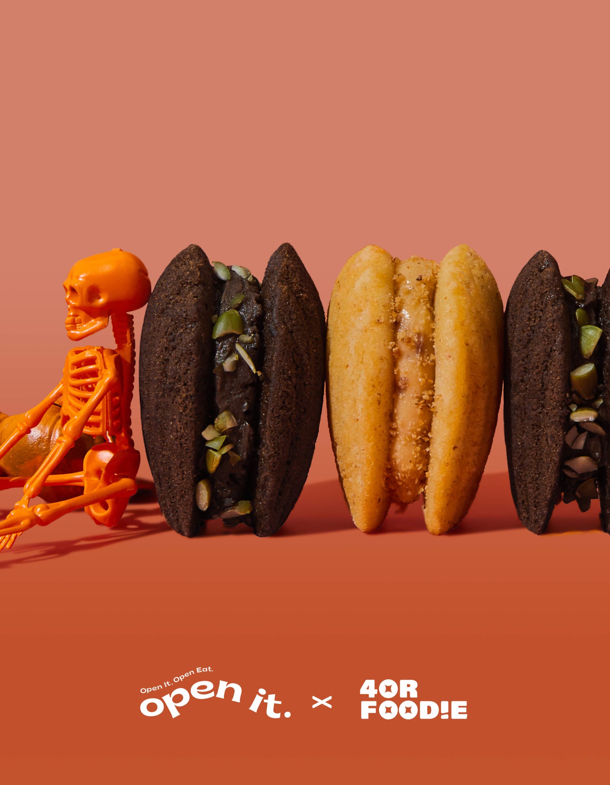 不給吃就搗蛋！ 瑪德蓮專門品牌 open it.  聯手台灣美食 IG 平台 4foodie 推出萬聖節新品