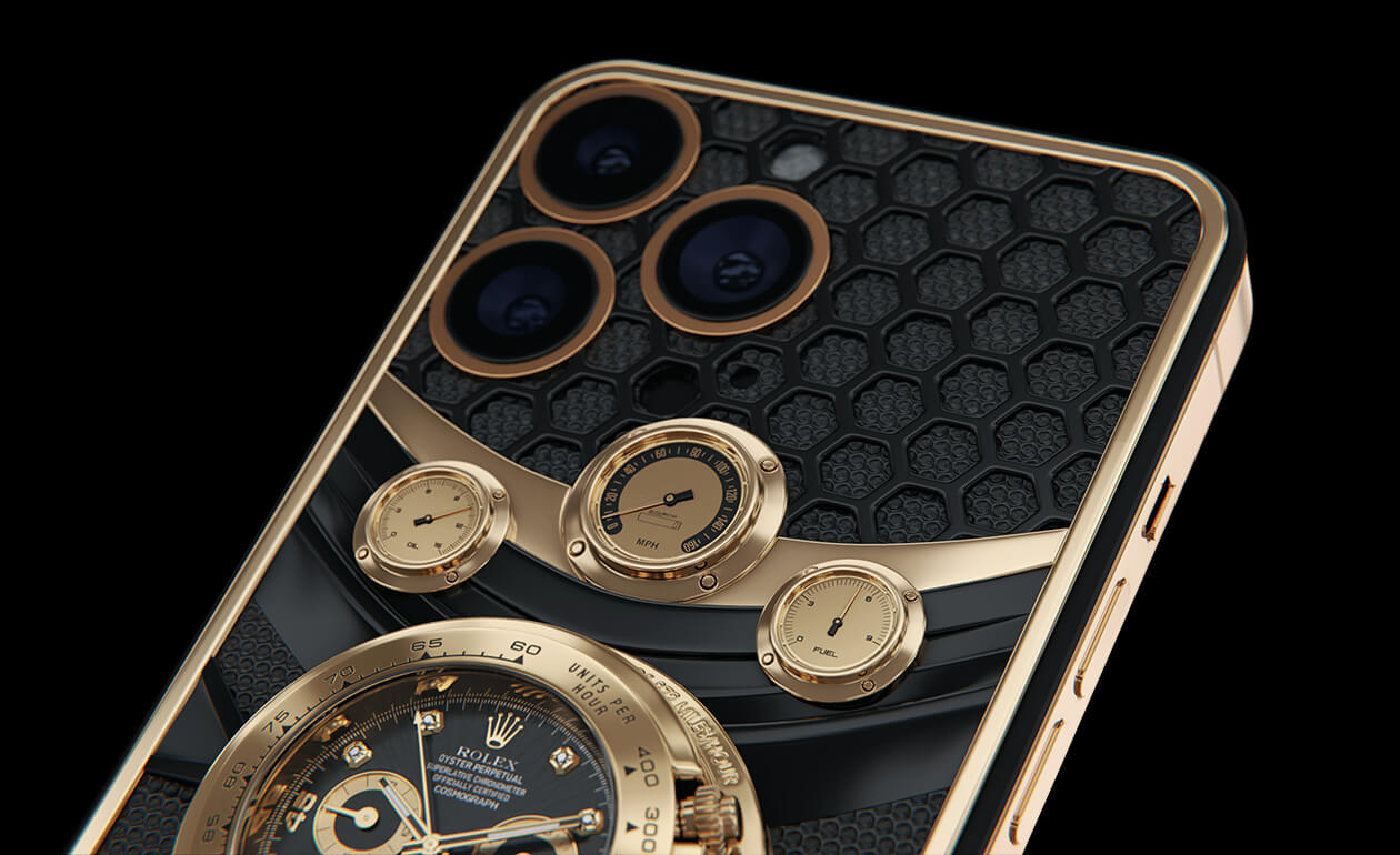 caviar 推出嵌入勞力士錶款的訂製 iPhone14
