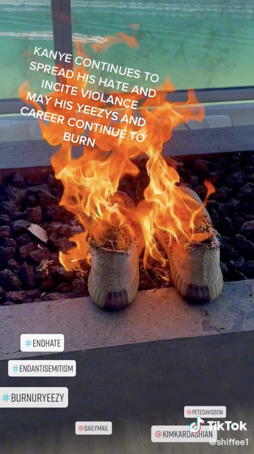 burn Yeezy